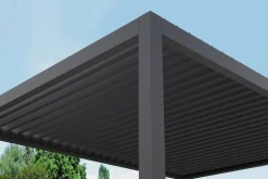 Pergola anthrazit Aluminium B/H/L: ca. 300x254,5x393 cm