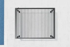 Pergola anthrazit Aluminium B/H/L: ca. 300x254,5x393 cm