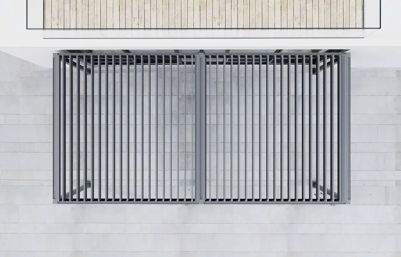 Pergola anthrazit Aluminium B/H/L: ca. 296x247x583 cm