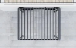Pergola anthrazit Stahl B/H/L: ca. 296x247x389 cm