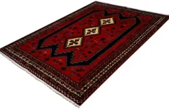 PersaTepp Teppich Afshar rot B/H/L: ca. 163x1x234 cm