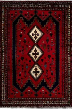 PersaTepp Teppich Afshar rot B/H/L: ca. 163x1x234 cm