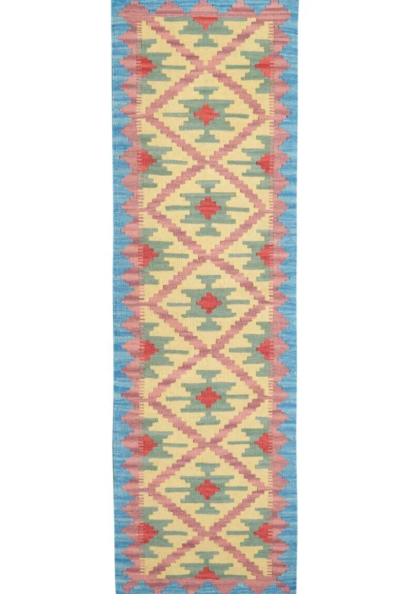 PersaTepp Teppich Kelim Gashgai blau B/H/L: ca. 60x1x198 cm