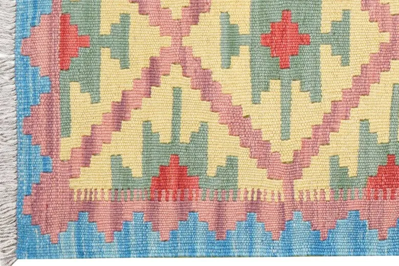 PersaTepp Teppich Kelim Gashgai blau B/H/L: ca. 60x1x198 cm