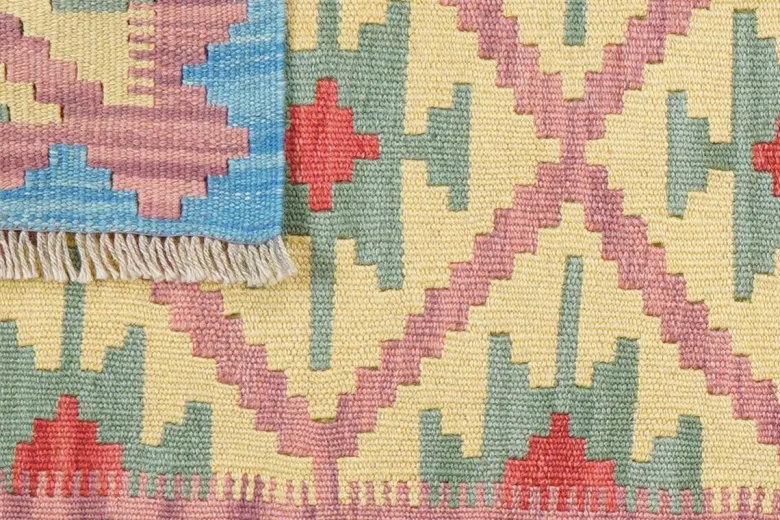 PersaTepp Teppich Kelim Gashgai blau B/H/L: ca. 60x1x198 cm