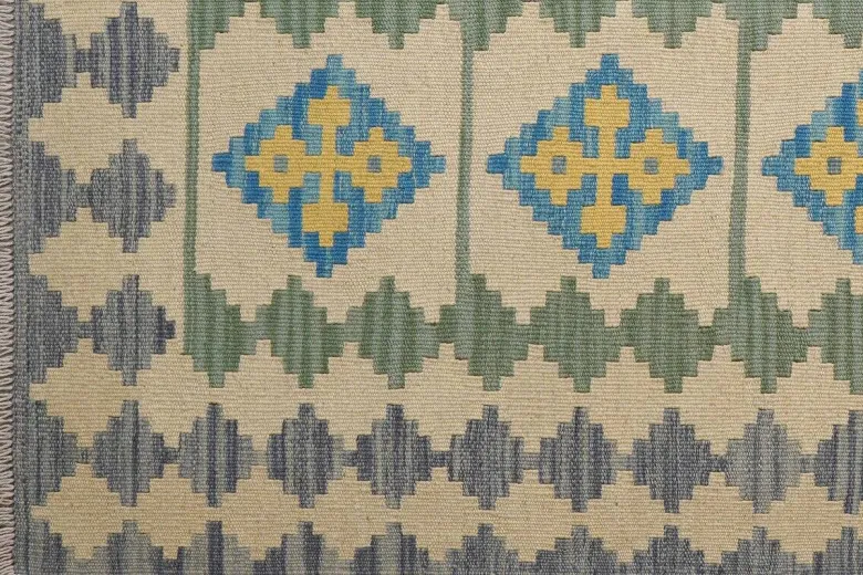 PersaTepp Teppich Kelim Gashgai blau B/H/L: ca. 117x1x172 cm