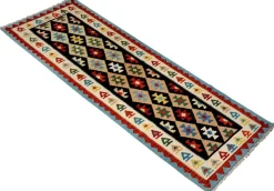PersaTepp Teppich Kelim Gashgai beige B/H/L: ca. 88x1x295 cm