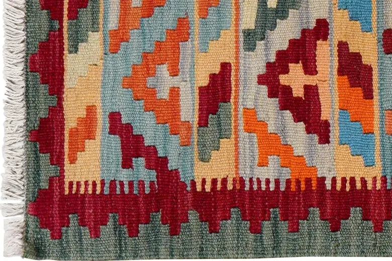 PersaTepp Teppich Kelim Gashgai bunt B/H/L: ca. 62x1x86 cm