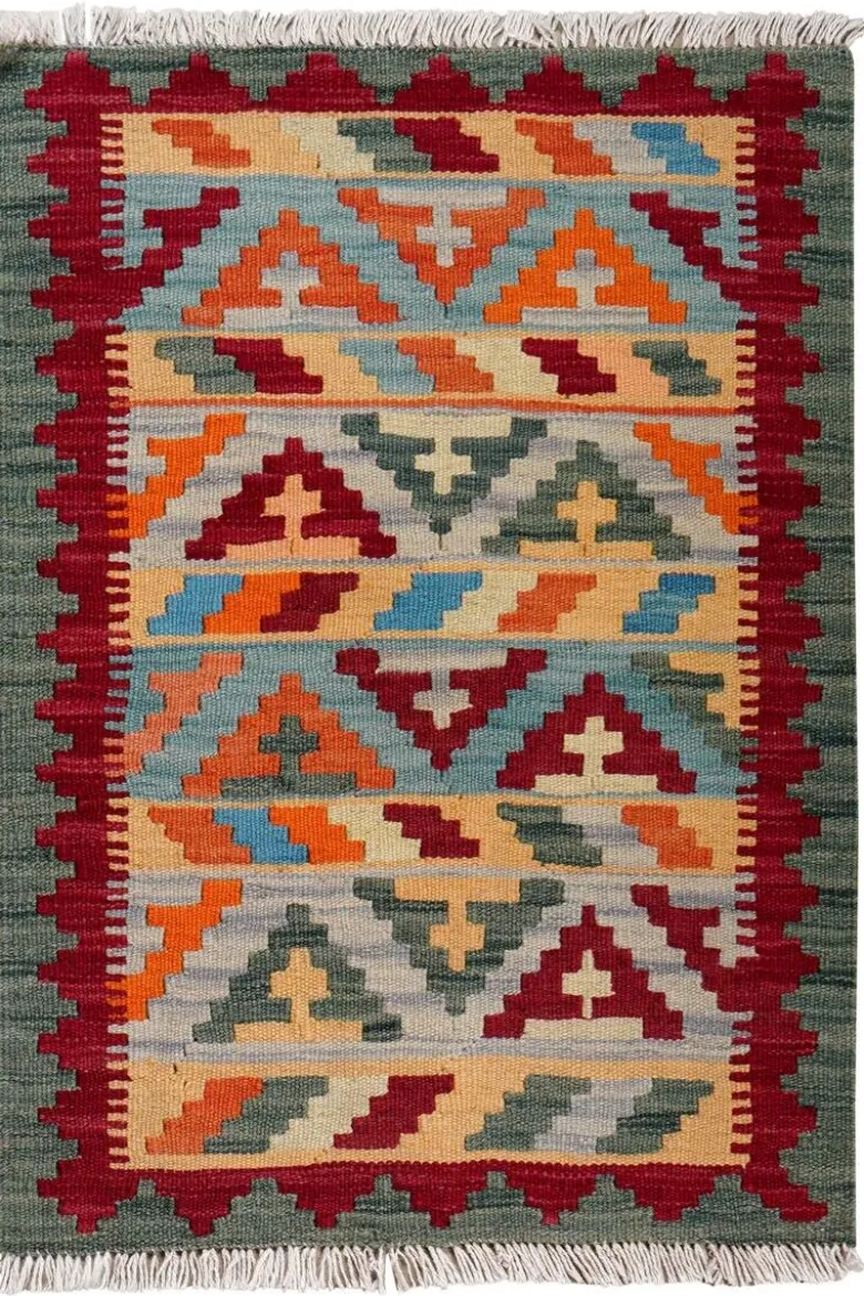 PersaTepp Teppich Kelim Gashgai bunt B/H/L: ca. 62x1x86 cm