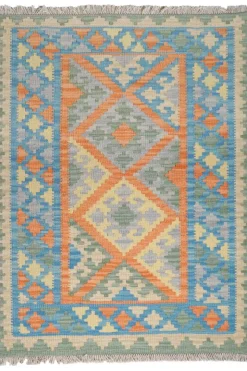 PersaTepp Teppich Kelim Gashgai blau B/H/L: ca. 107x1x141 cm