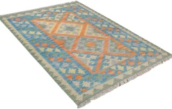 PersaTepp Teppich Kelim Gashgai blau B/H/L: ca. 107x1x141 cm