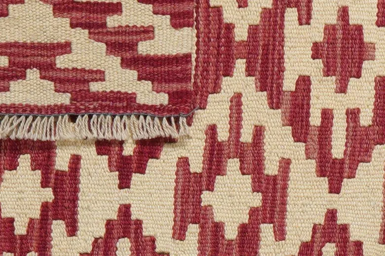 PersaTepp Teppich Kelim Gashgai rot B/H/L: ca. 62x1x88 cm