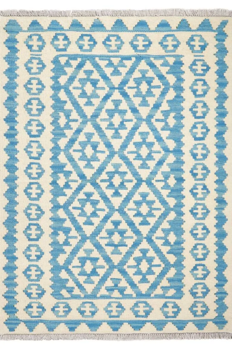 PersaTepp Teppich Kelim Gashgai blau B/H/L: ca. 109x1x145 cm
