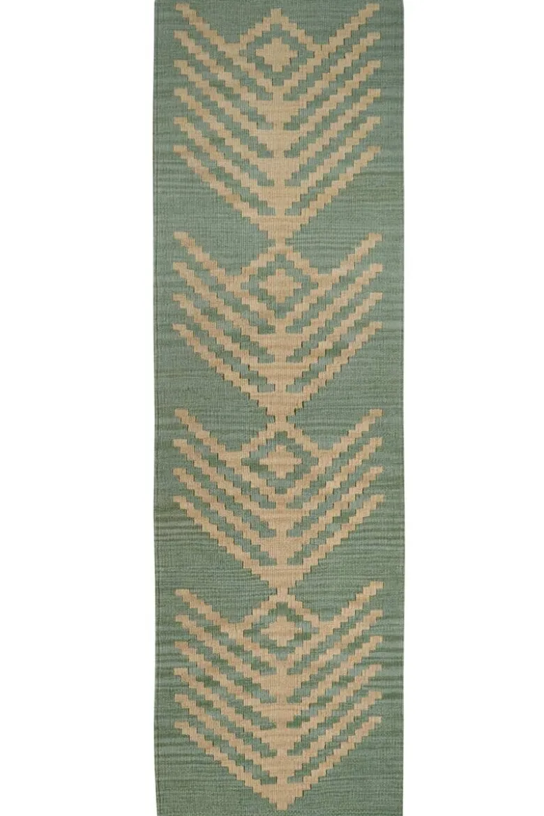 PersaTepp Teppich Kelim Gashgai grün B/H/L: ca. 57x1x190 cm