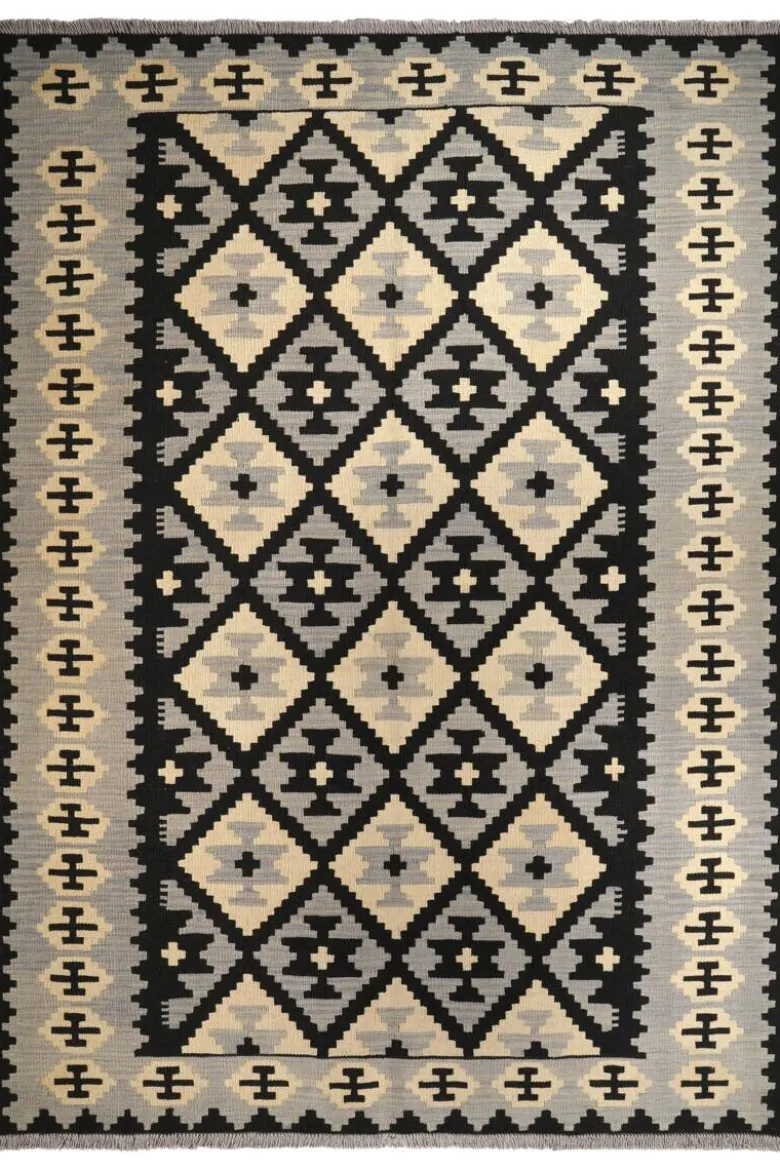 PersaTepp Teppich Kelim Gashgai grau B/H/L: ca. 173x1x240 cm