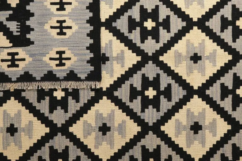 PersaTepp Teppich Kelim Gashgai grau B/H/L: ca. 173x1x240 cm