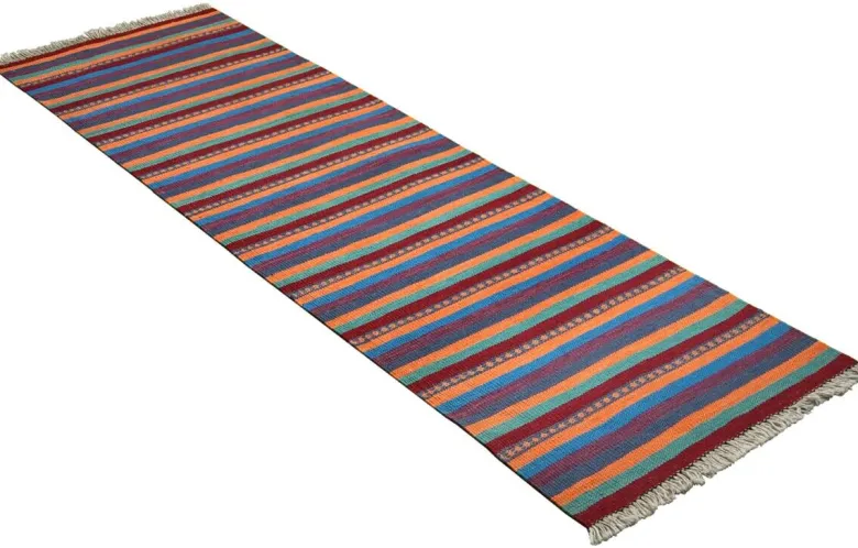 PersaTepp Teppich Kelim Gashgai bunt B/H/L: ca. 60x1x197 cm