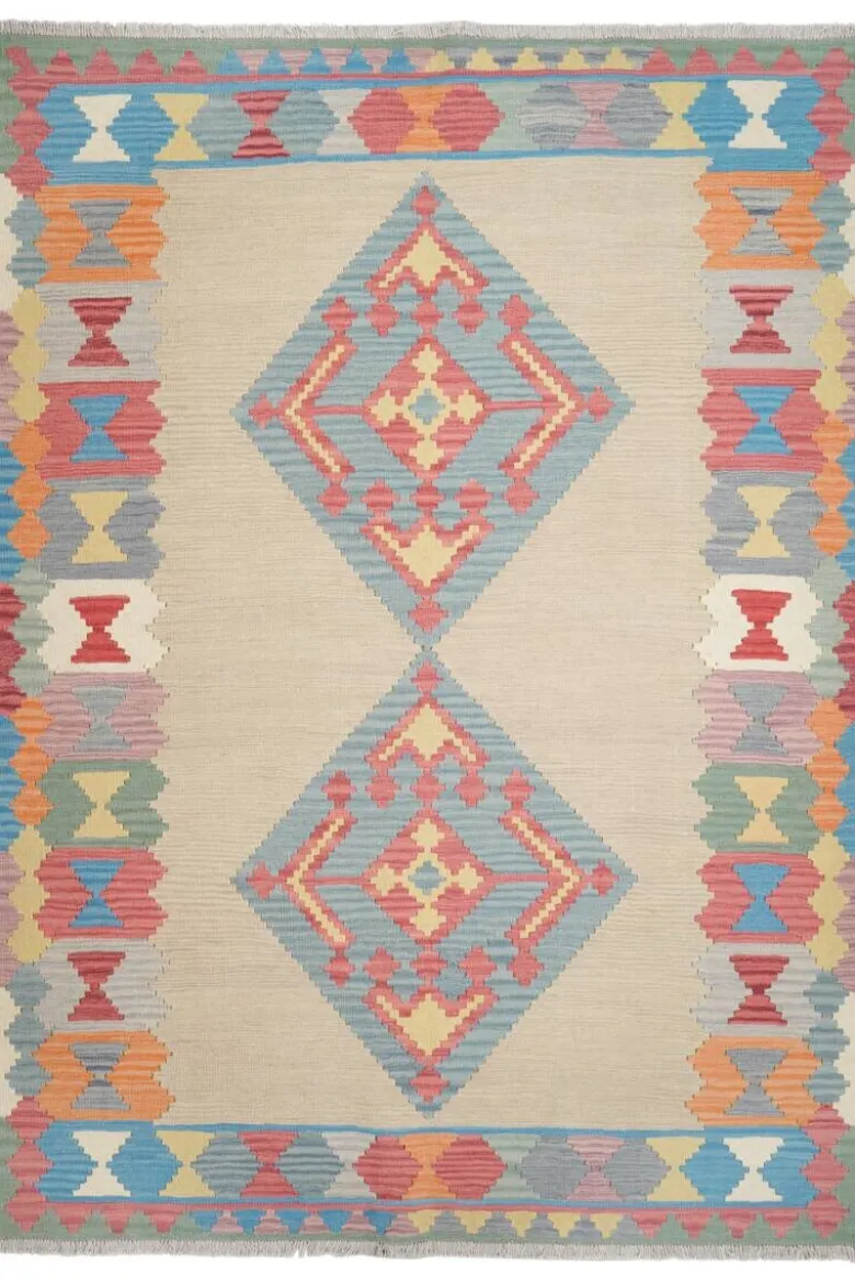 PersaTepp Teppich Kelim Gashgai bunt B/H/L: ca. 175x1x243 cm