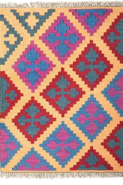 PersaTepp Teppich Kelim Gashgai bunt B/H/L: ca. 67x1x89 cm