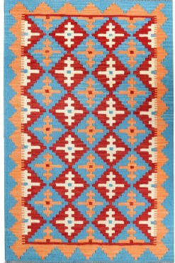 PersaTepp Teppich Kelim Gashgai rot B/H/L: ca. 82x1x129 cm