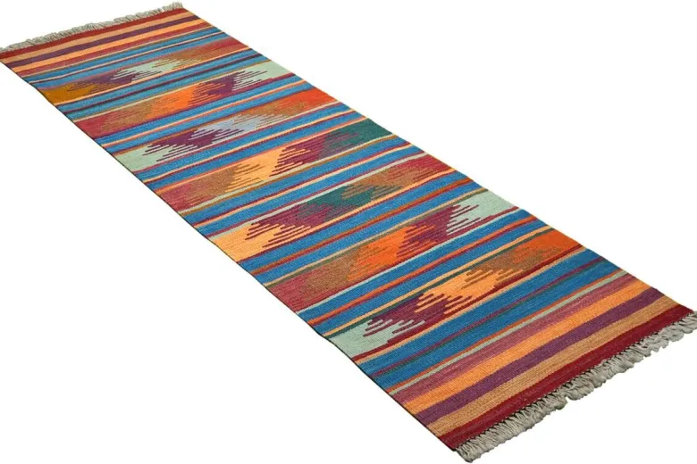 PersaTepp Teppich Kelim Gashgai bunt B/H/L: ca. 62x1x197 cm