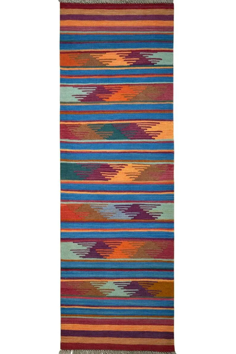 PersaTepp Teppich Kelim Gashgai bunt B/H/L: ca. 62x1x197 cm