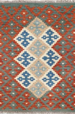 PersaTepp Teppich Kelim Gashgai bunt B/H/L: ca. 87x1x123 cm