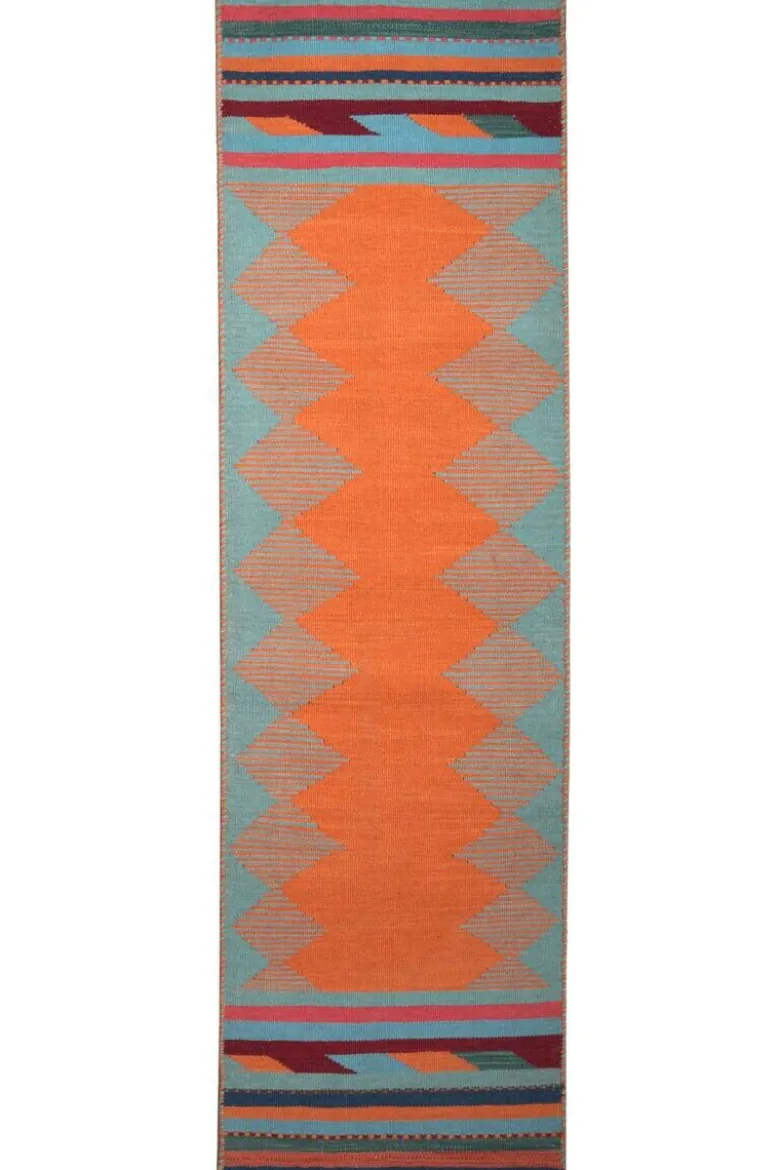 PersaTepp Teppich Kelim Gashgai bunt B/H/L: ca. 56x1x200 cm