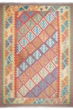 PersaTepp Teppich Kelim Gashgai gelb B/H/L: ca. 182x1x253 cm