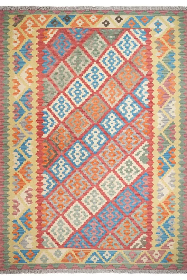 PersaTepp Teppich Kelim Gashgai gelb B/H/L: ca. 182x1x253 cm