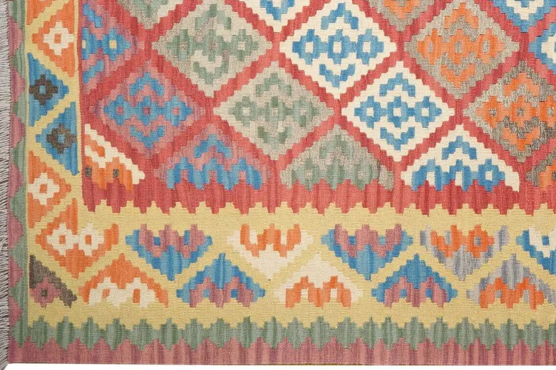 PersaTepp Teppich Kelim Gashgai gelb B/H/L: ca. 182x1x253 cm