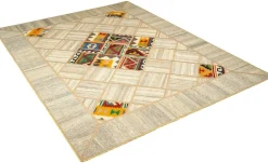 PersaTepp Teppich Kelim Tekkehdouz beige B/H/L: ca. 150x1x200 cm