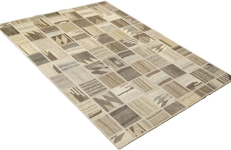 PersaTepp Teppich Kelim Tekkehdouz beige B/H/L: ca. 150x1x200 cm