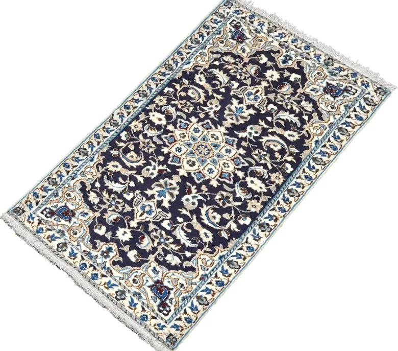 PersaTepp Teppich Nain 12La blau B/H/L: ca. 67x1x136 cm