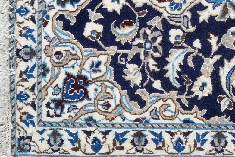 PersaTepp Teppich Nain 12La blau B/H/L: ca. 67x1x136 cm
