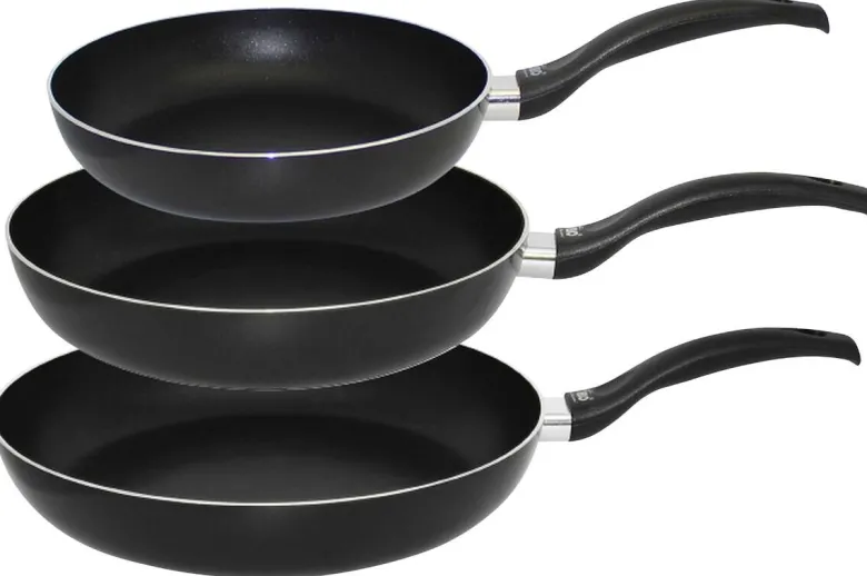 Pfannenset Ducto schwarz Aluminium 3 tlg.