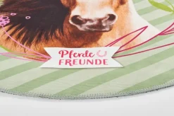 Pferde Freunde Kinderteppich grün D: ca. 100 cm