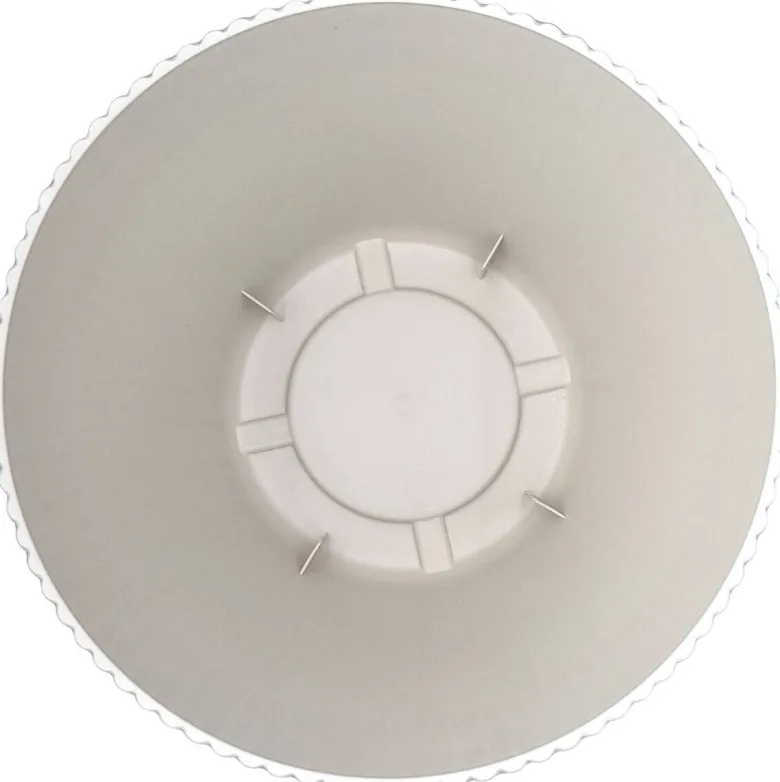 Pflanztopf creme Kunststoff H/D: ca. 21x24 cm