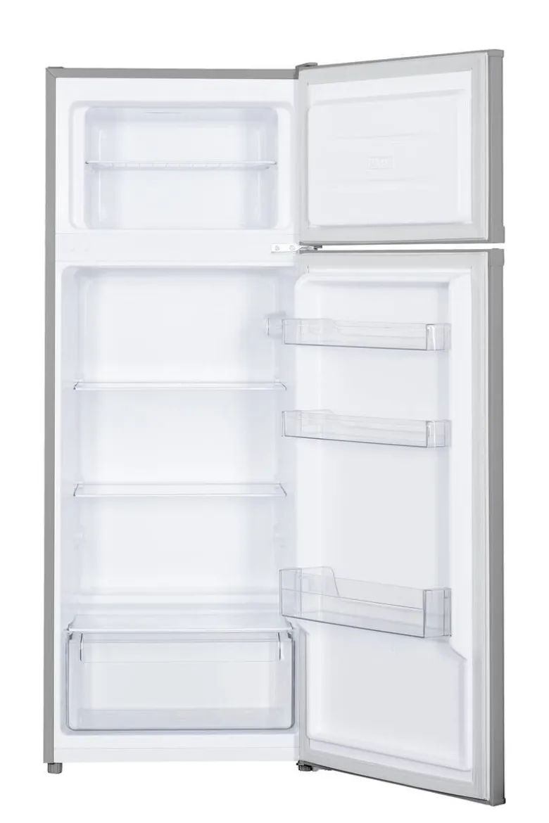 PKM Kühl-/Gefrierkombination GK255DS Inox B/H/T: ca. 55x143x56 cm