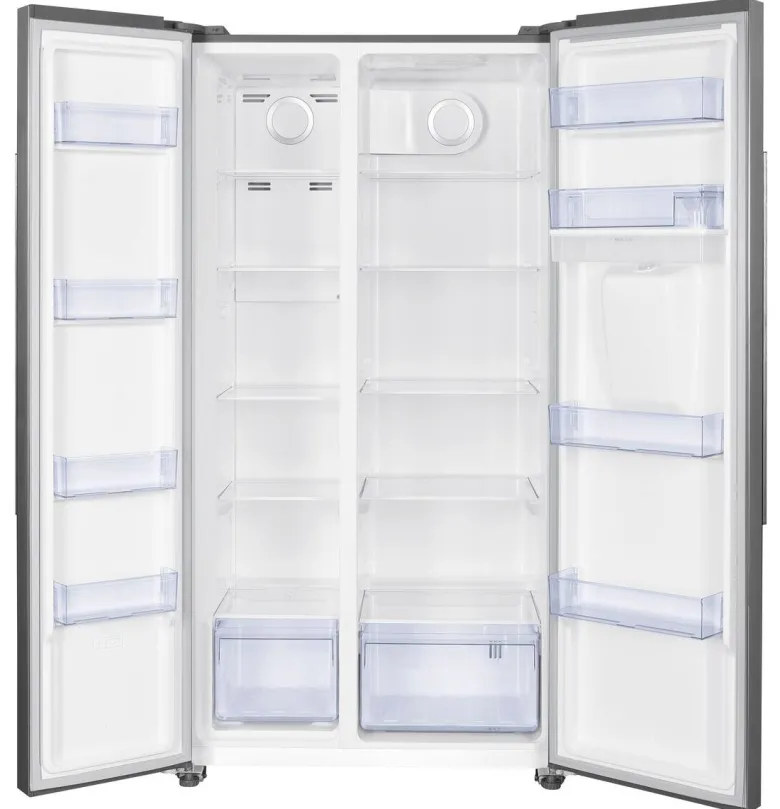 PKM Side-by-Side SBSKS6.15E Inox B/H/T: ca. 90x177x66 cm