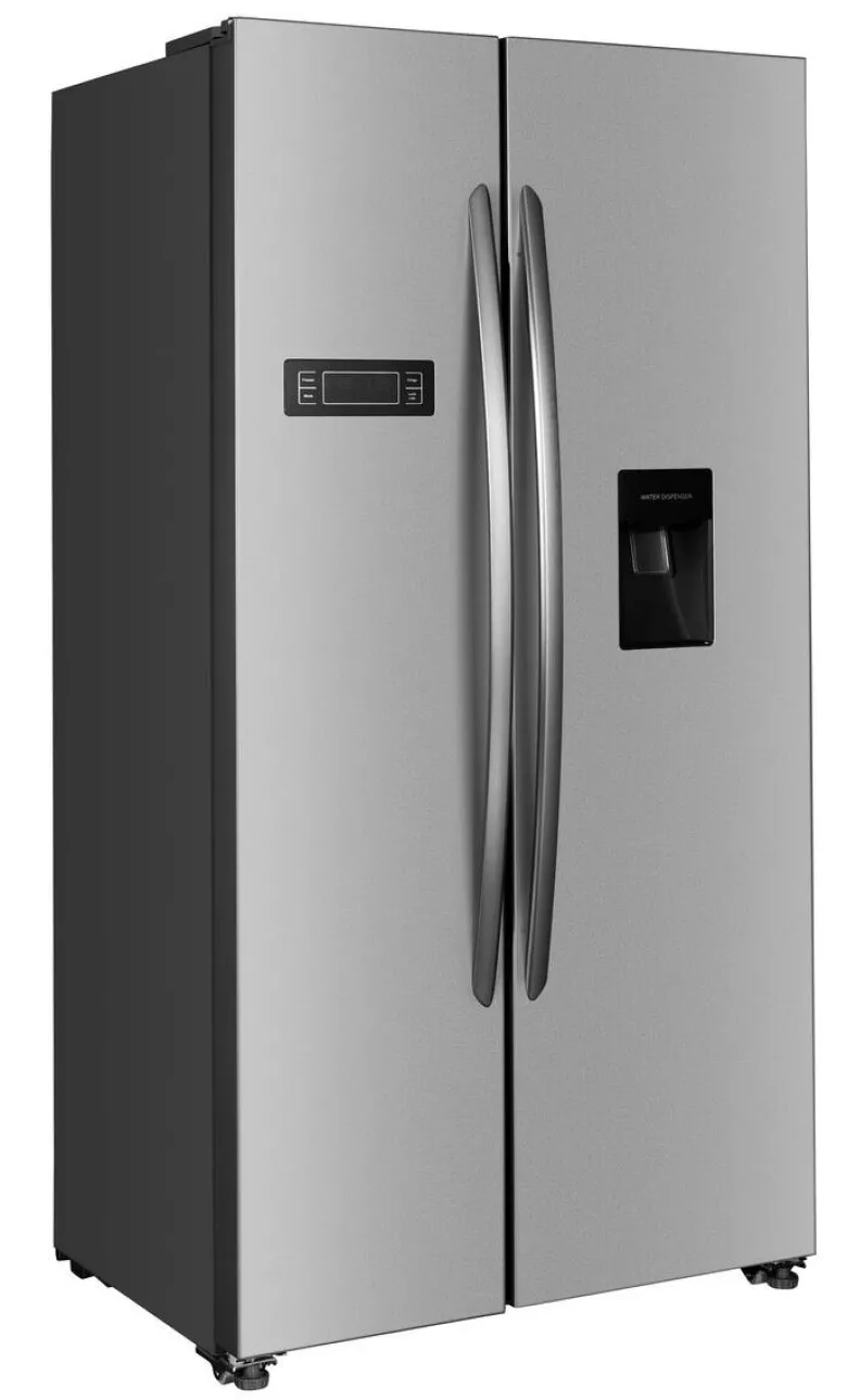 PKM Side-by-Side SBSKS6.15E Inox B/H/T: ca. 90x177x66 cm