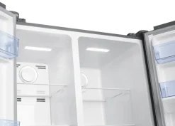 PKM Side-by-Side SBSKS6.15E Inox B/H/T: ca. 90x177x66 cm
