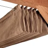 PLATINUM Faltsonnensegel Coolfit sand Polyethylen B/H/L: ca. 400x1x290 cm