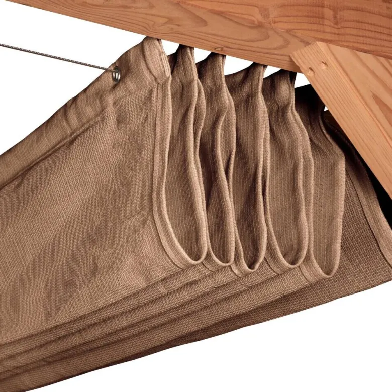 PLATINUM Faltsonnensegel Coolfit sand Polyethylen B/H/L: ca. 400x1x290 cm