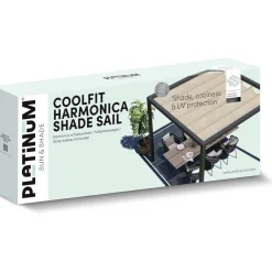 PLATINUM Faltsonnensegel Coolfit sand Polyethylen B/H/L: ca. 400x1x290 cm