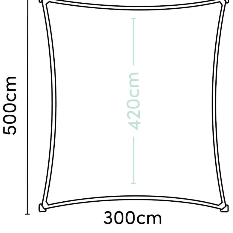 PLATINUM Sonnensegel Coolfit sand Polyethylen