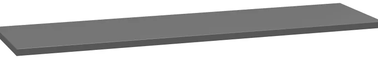 Platte System 64 anthrazit matt B/H/T: ca. 128x2x35 cm