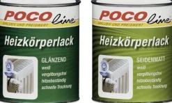 POCOline Acryl Heizkörperlack weiß glänzend ca. 0,75 l
