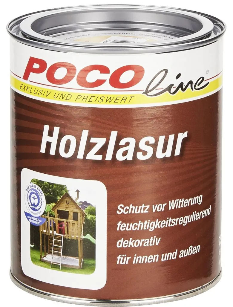 POCOline Acryl Holzlasur farblos ca. 0,75 l