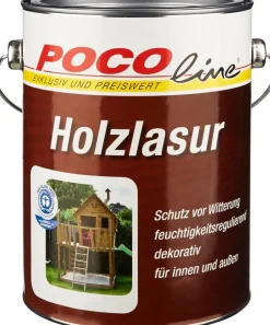 POCOline Acryl Holzlasur nussbaum ca. 2,5 l